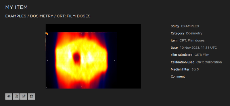 Dosimetry: result